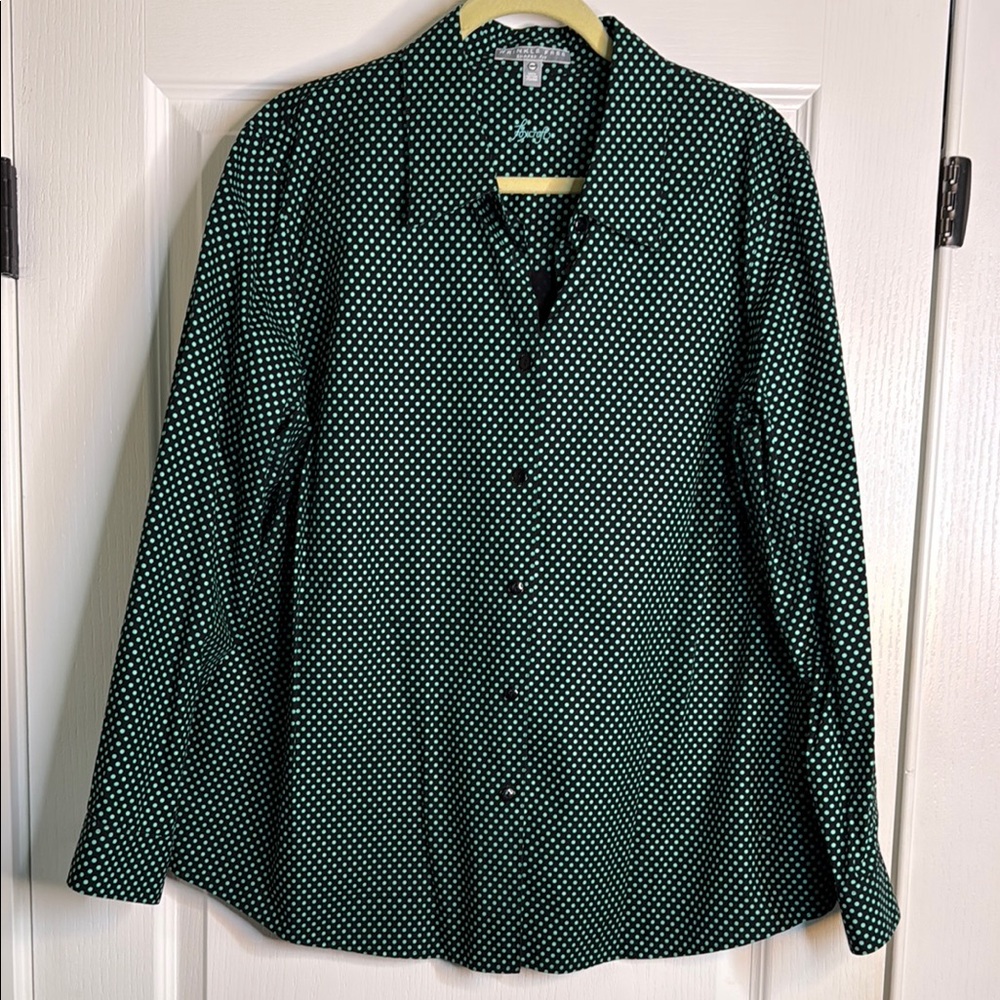 Green Polka Dot Shirt